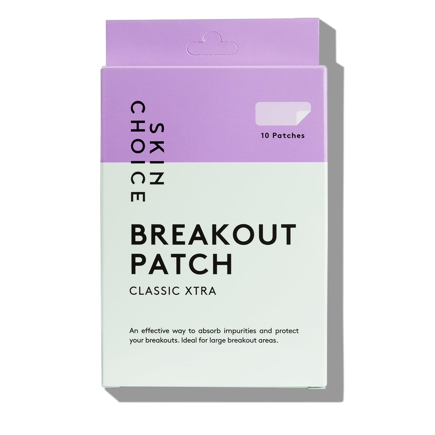 Large Spot Patches by SKINCHOICE - Breakout Pimple Patches (Pack of 10), Hydrocolloid Patches, Acne Patch for Face, Body, Forehead, Chin, Mighty Dots for Spot Stickers, Vegan, Cruelty-Free