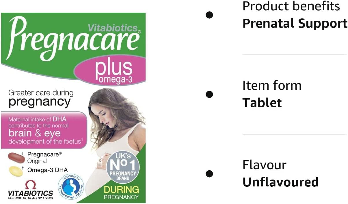 Vitabiotics Pregnacare Plus Omega 3, 56 Tablets