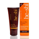 He-Shi Day to Day Darker Gradual Tan Moisturiser - Easy Application Self Tanning Lotion - Gradual Fake Tan with Vitamin E - Vegan & Cruelty Free - Hydrating Gradual Tan for Face & Body (200ml)