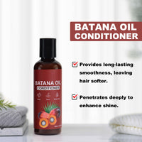 Orknglowy 2PCS Batana Oil Hair Care Set - Batana Shampoo and Conditioner, Bantana Natural Hair Growth Oil with Olive oil, Reduces Hair Loss, Promotes Hair Regrowth, Moisturizing, Nourishing, for Men & Women