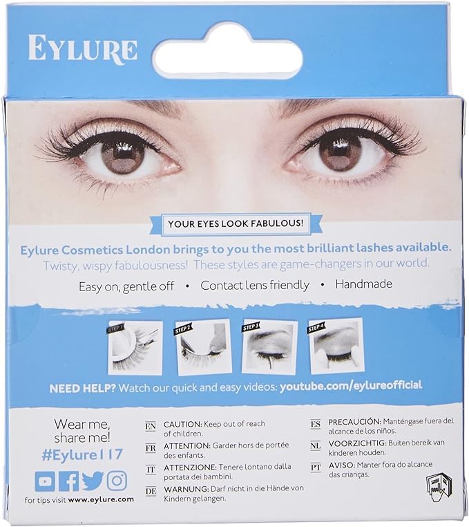 2 pack bundle - Eylure 117 pre glued lashes