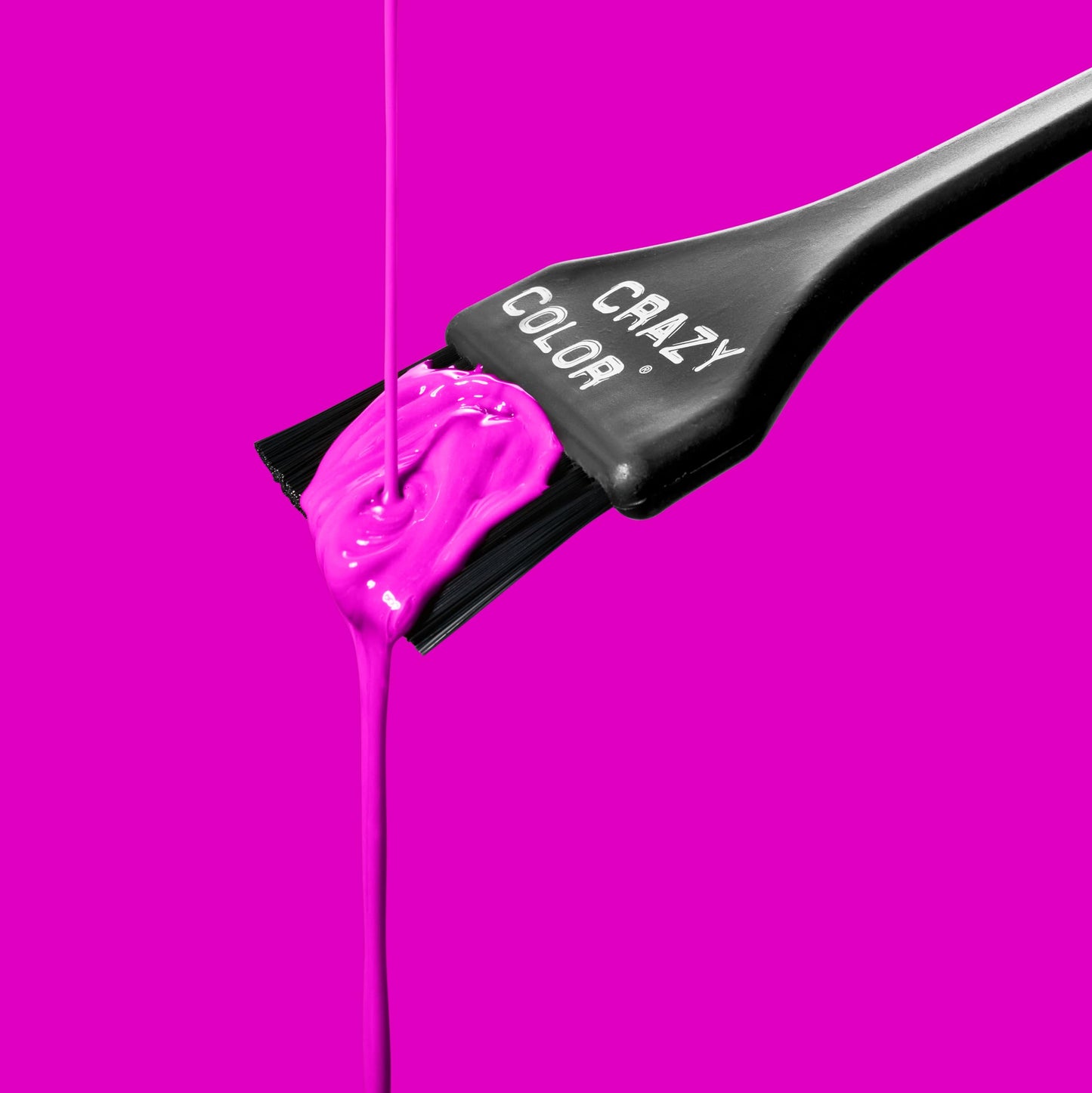 Crazy Color Vibrant Rebel UV Semi-Permanent 4 Pack Quad Hair Dye. Highly Pigmented Neon Pink Conditioning & Oil Nourishing Vegan Formula No Bleach or Ammonia 400ml
