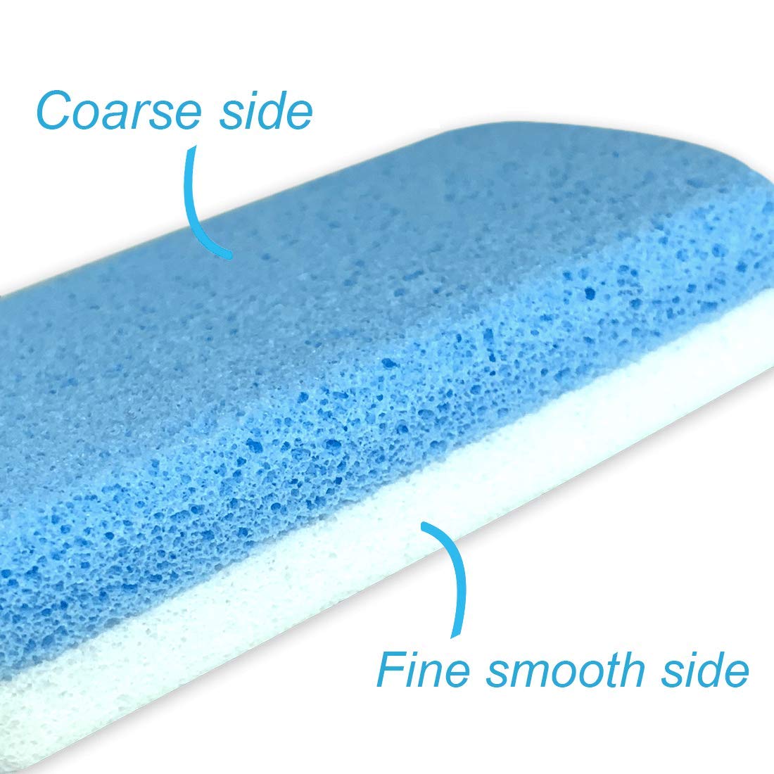 MARYTON Maryton Pumice Stone for Feet, 100% Siliglass Double Sided Pedicure Tools, Callus Remover, Exfoliates & Smooths Skin