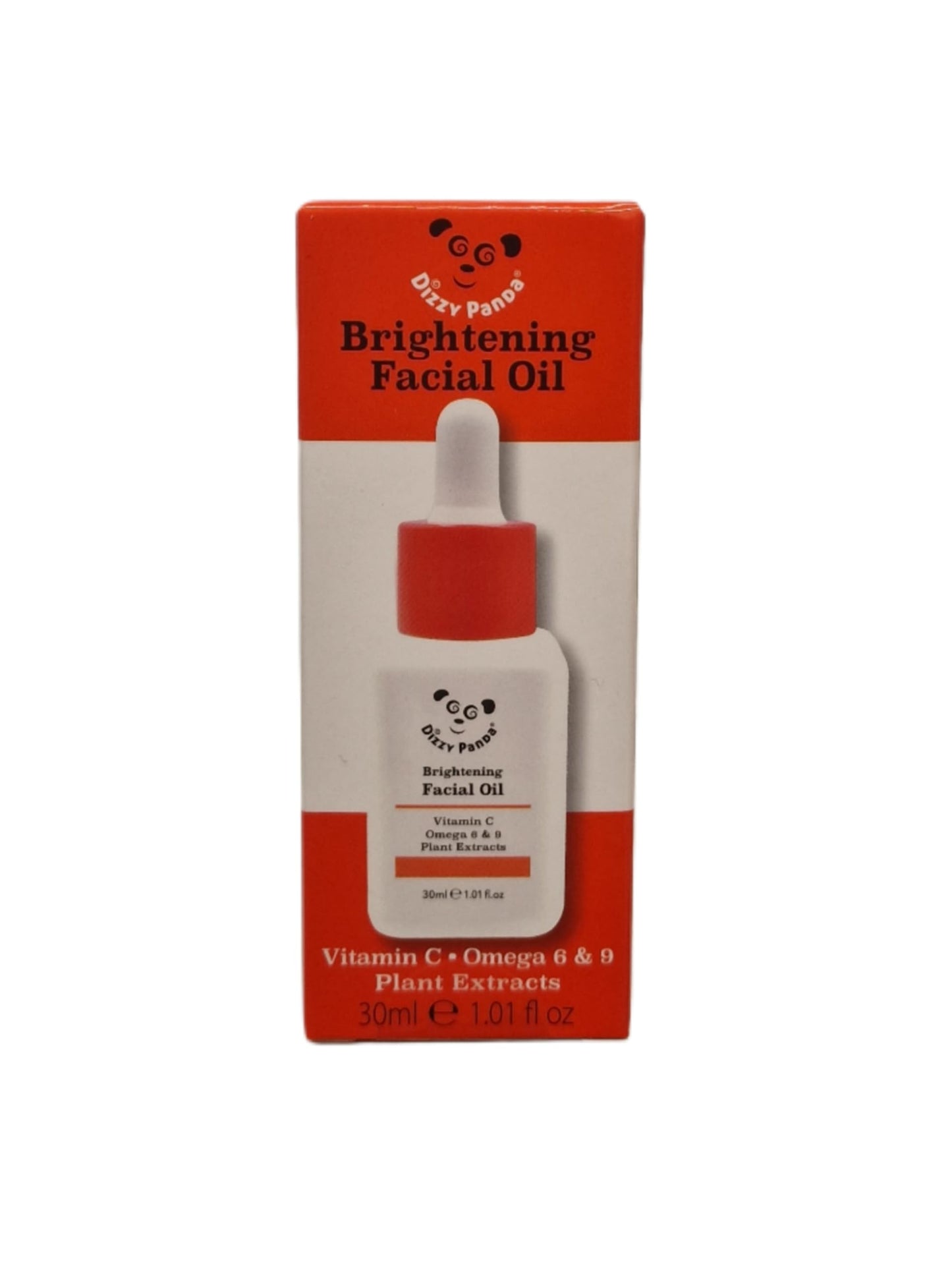Dizzy Panda Brightening Facial Oil | Vitamin C, Omega 6 & 9, Plant Extracts | 30ml (1.01 fl oz)