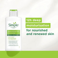 Simple Kind to Skin 12H Moisturisation Replenishing Rich Moisturiser, 125 ml (Pack Of 1)