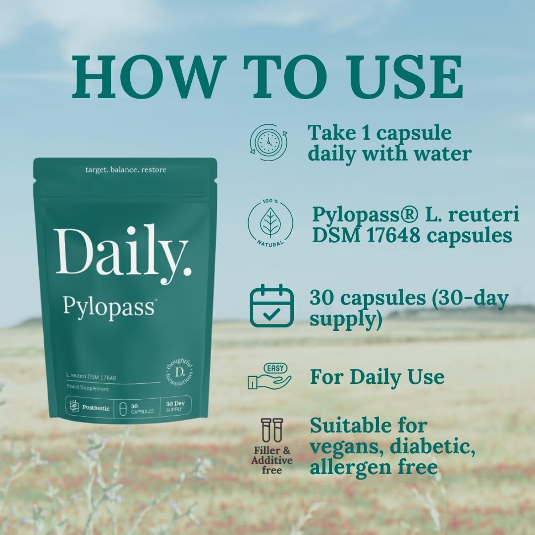 Nouveau Health L. reuteri DSM17648 Pylopass Targets Specific Bacteria