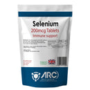 ARC) HEALTH+NUTRITION WWW.ARCHEALTHNUTRITION.CO.UK Selenium 200mcg 360 Supplement Tablets for Men & Women Vegetarian & Vegan Trace Mineral - Made in UK
