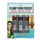 theBalm THE BALM LIP GLOSS PLUMP YOUR PUCKER SET 3PC