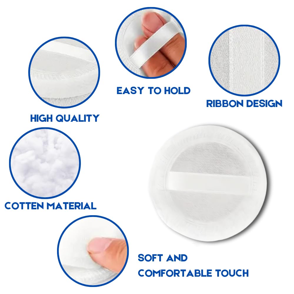 Impressive Medipure Medicated Body Powder - Helps Cool Itchy, Irritated Skin 100% Talc Free (200g), Including 2X Body Powder Puffs