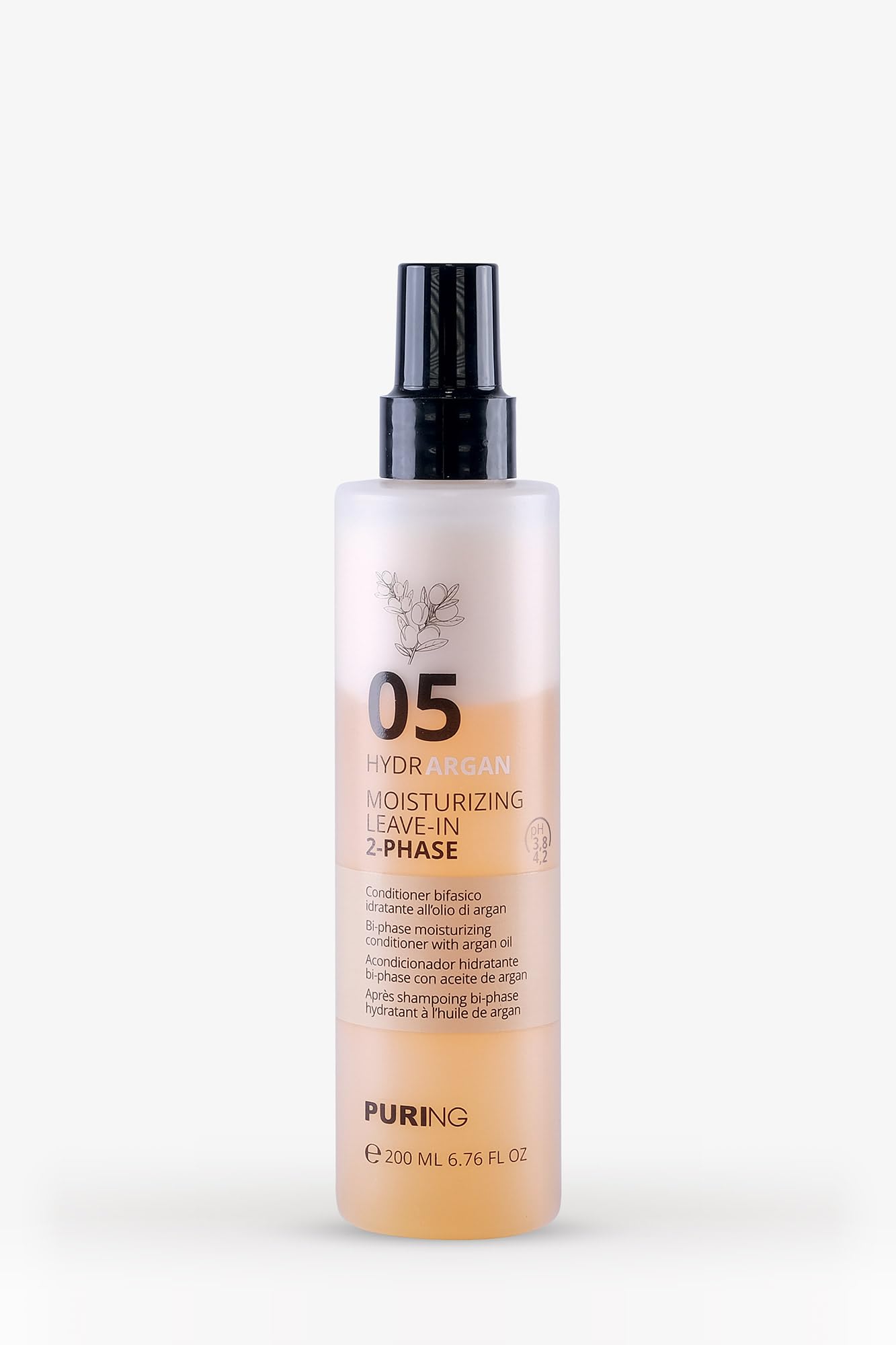 Puring 05 Hydrargan Leave-in 2phase 200ml | Two-phase Moisturizing Leave-in Conditioner