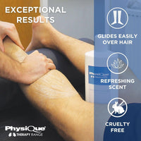 PHYSIQUE Physique Massage Lotion 200ml - Lightly Oiled Non-Greasy, Enriched with Aloe Vera, Camomile & Vitamin E for Sports Massage, Spa, Physiotherapy and Deep Tissue - Dermatologically Tested