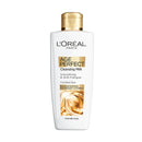 L'Oreal Paris Age Perfect Smoothing & Anti Fatigue Vitamin C Cleansing Milk, Looks Clearer and Feels Smoother with a Lasting Sensation of Freshness & Comfort, 200 ml
