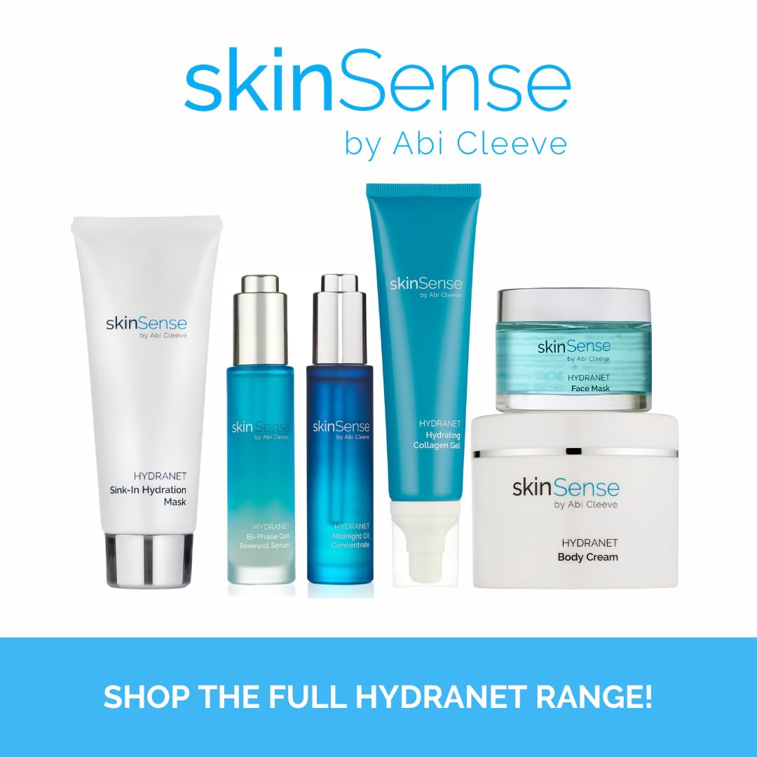 skinSense by Abi Cleeve SkinSense Hydranet Day Cream 50ml, Hydrating Moisturiser for Women, Moisturising Day Cream, Anti Wrinkle Face Cream, Light Facial Lotion