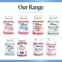 Millions & Millions - Calcium 400mg + Vitamin D3 200iu • Musculoskeletal Support for Strong Bones, Muscles & Teeth • Suitable for Vegetarians • 60 Tablets • 2 Month Supply