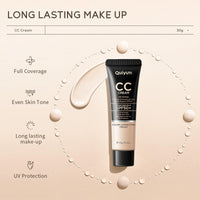 EONFAVE CC Cream with SPF 15 - CC Cream Foundation Colour Correcting Cream, Anti-Redness and Colour Correcting - Lightweight Hydrating Formula - Full Coverage Face Concealer Makeup CC Cream