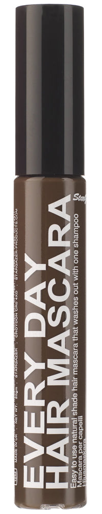 Stargazer Every Day Hair Mascara, Root Cover Dark Brown. Easy On The Hair Root Cover. Covers Grey Hair