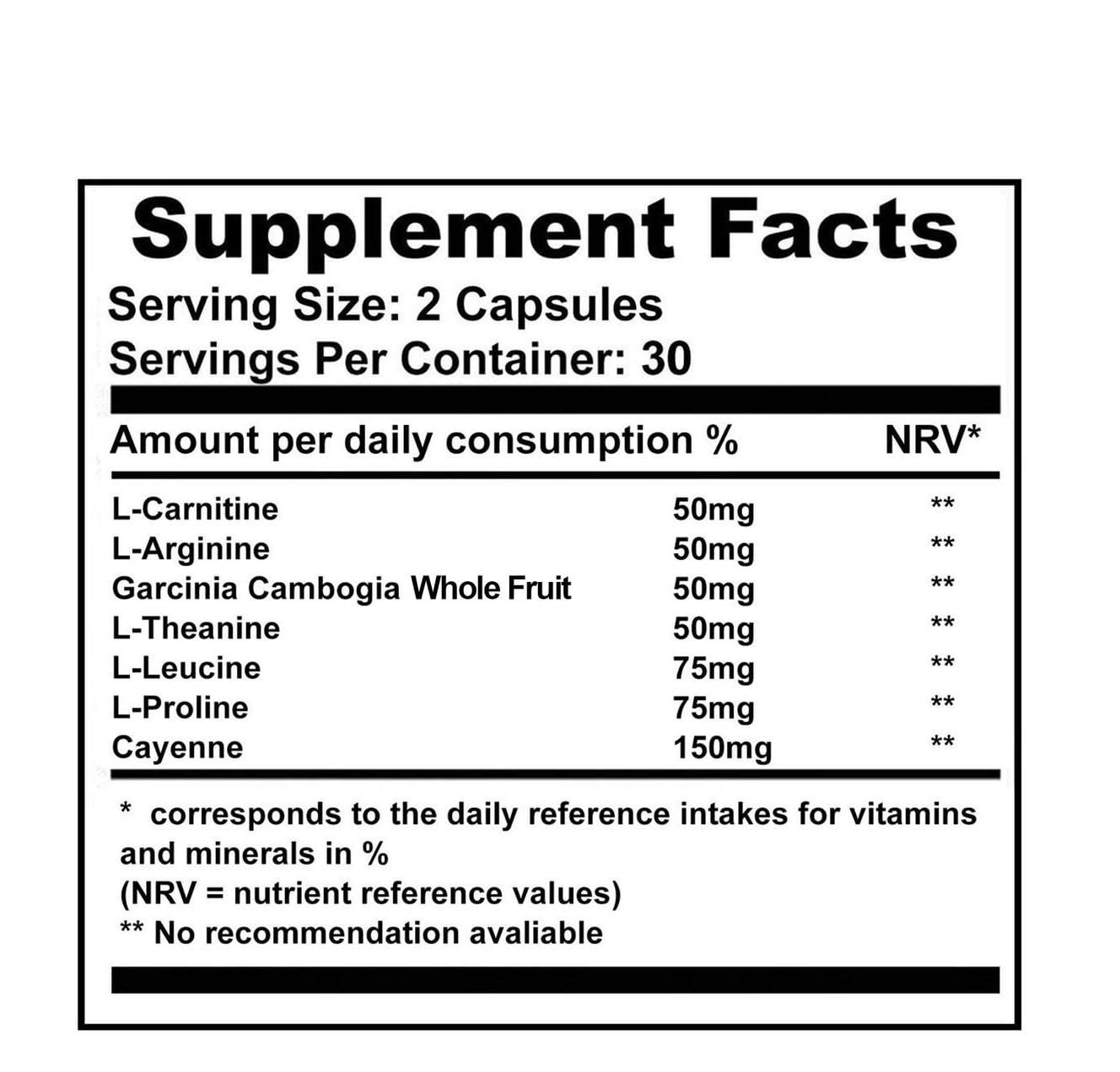 Indravil Capsules - Weight Management Capsules - Natural Ingredients - 60 Capsules/Slim Warriors