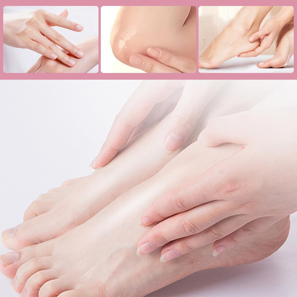 ZoeyShine Peach Foot Cream for Cracked Heels and Dry Skin, Cracked Heel Cream, Skin Care Hands & Feet, Fast Absorbing Non-Greasy Formula with Moisturizing Ingredients