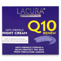 Aldi Lacura Q10 Renew Moisturising Face Creams Night plus Day SPF 20 Anti Wrinkle Anti Aging 50 millilitre