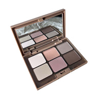 EveBeaty Nude Eyeshadow Palette - 6 Matte and Shimmer Shades for Smokey and Bronze Eye Makeup