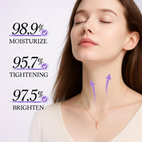 Skin Tightening Cream with Collagen & Retinol Firms Neck Skin Reduces Fine Lines Double Chin Dual Roller Massage Design for All Skin Types