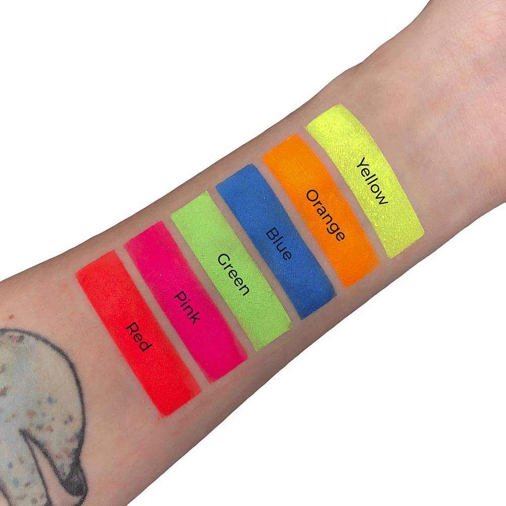 Stargazer Neon Orange Eye Dust Vegan And Paraben Free Formula That Glows Under UV Light