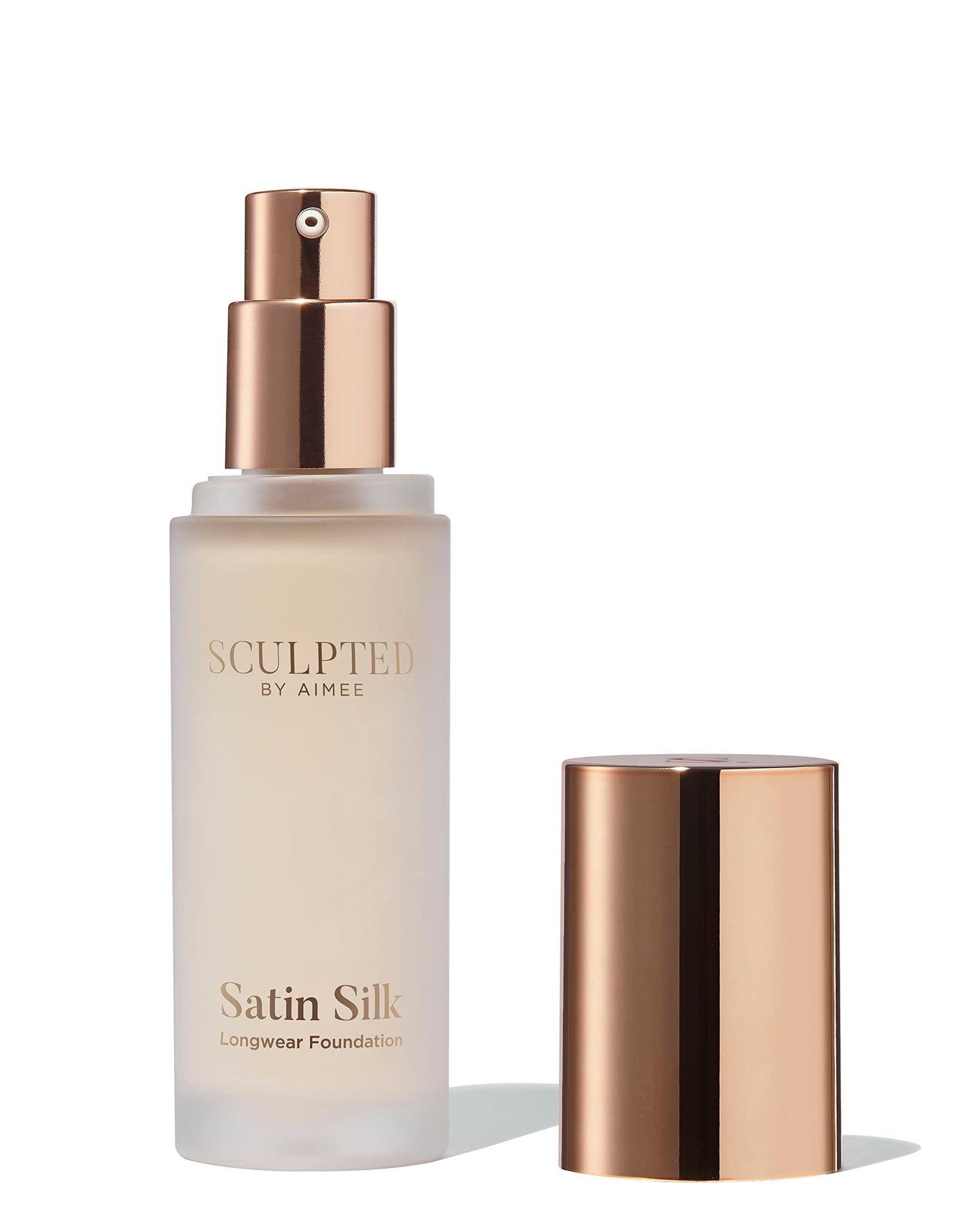 SCULPTED by Aimee Connolly Satin Silk Longwear Foundation from Sculpted by Aimee (Fair 2.0) - Lightweight, Hydrating & Buildable High Coverage, Sweat-Resistant Foundation
