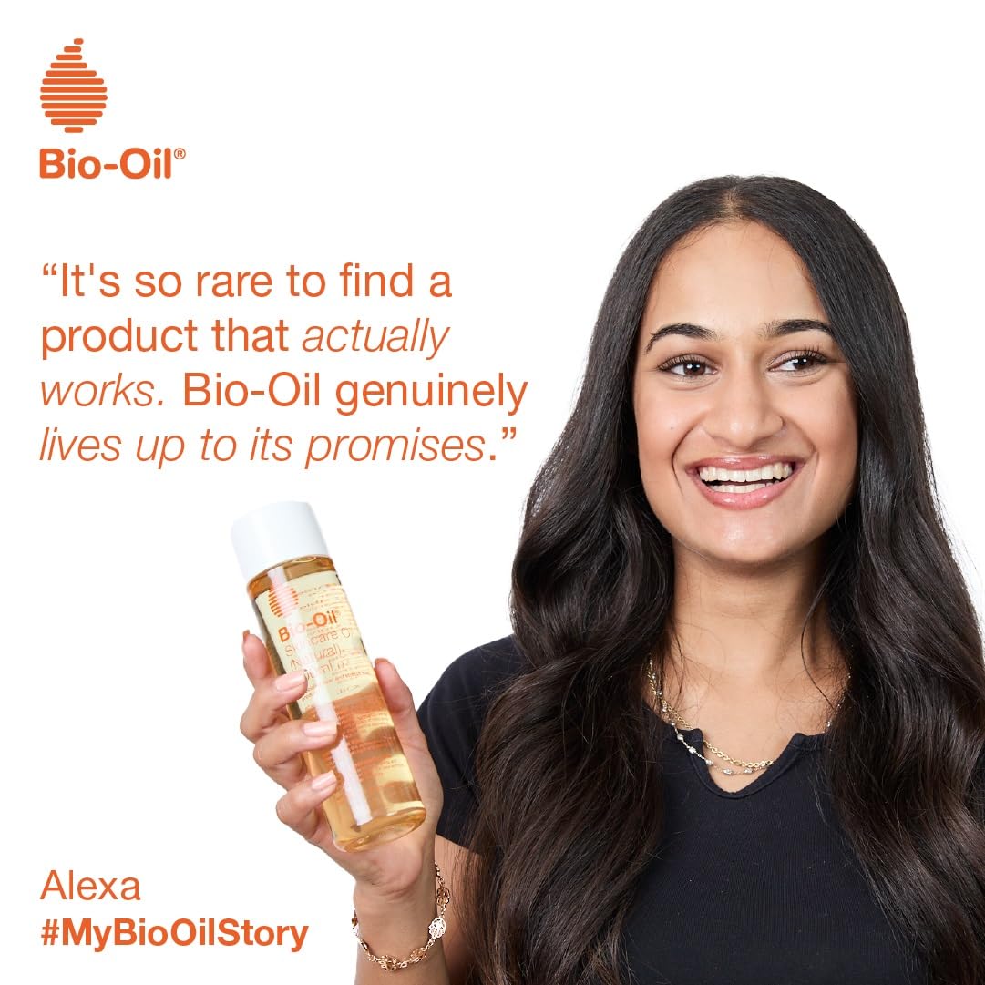 Bio-Oil Natural Skincare Oil for Scars and Stretch Marks, 200ml