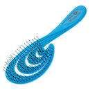 Head Jog 18 Ocean Hair Brush. Eco Friendly Vent Paddle Brushes With Flexible Soft Bristles, Detangling Wet Or Dry Hair. Gentle Brushing & Detangling Brush For Curly & Wavy Hair (Aqua)