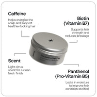 Sons Thickening Hair Clay with Caffeine & Biotin, Hair Growth for Men.