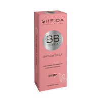 Sheida SHEIDA BB Creme, Tinted Day Cream with SPF 30+, 24h Moisture and Skin Optimiser for an Even Complexion, Enriched with Vitamin E & C. Multifunctional Care with Sun Protection (Dark, One Size)