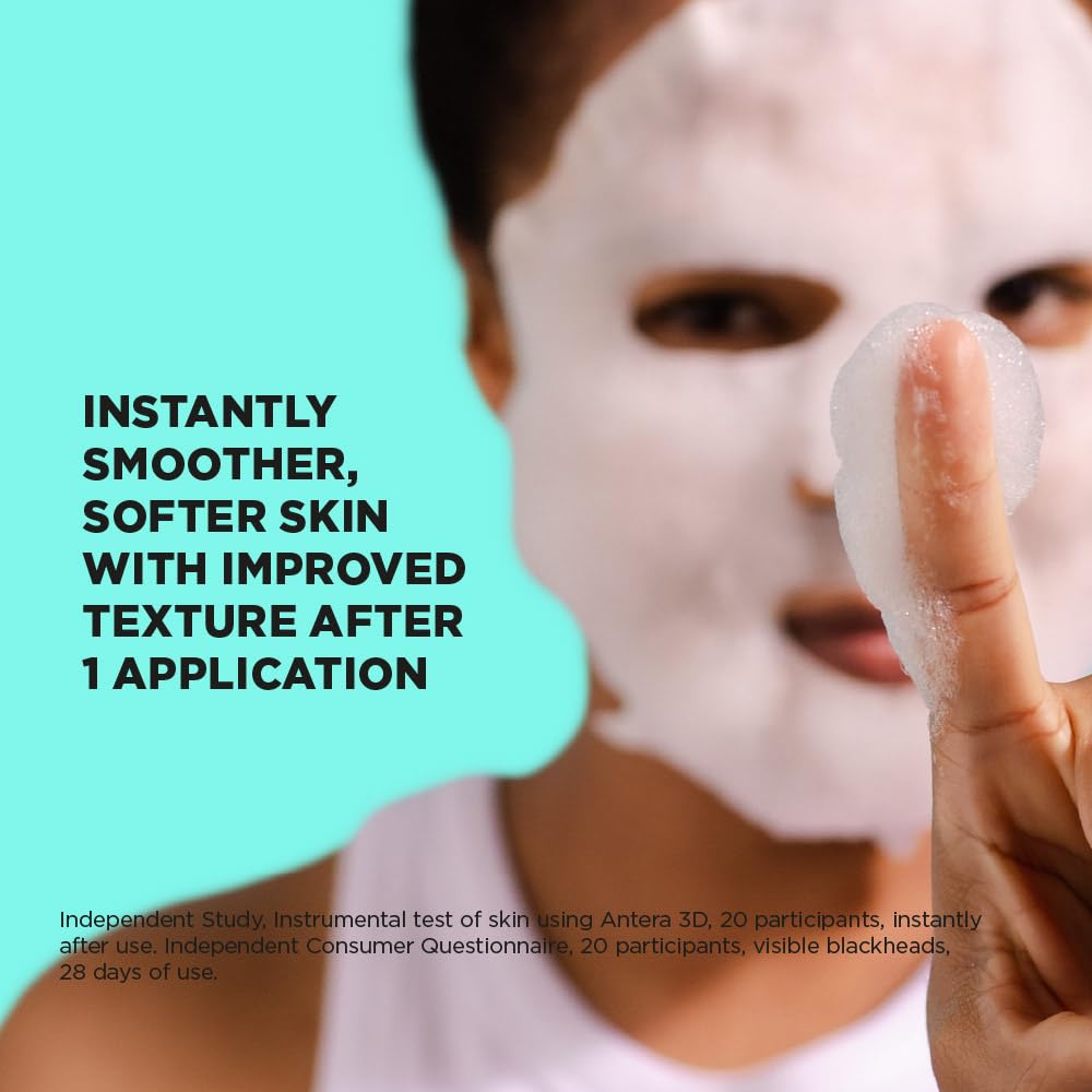 Skin Republic Glycolic Acid Oxygenating Mask | Visibly Brightens and Improves Skin Texture | Helps Reduce Appearance of Pores & Blackheads | Made in Korea (Pack of 1)
