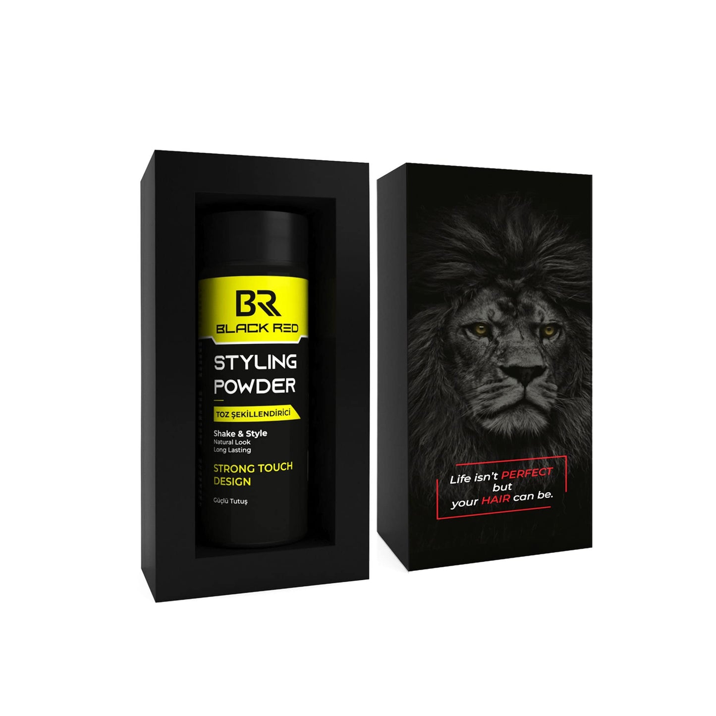 black red® Texturising Hair Styling Powder, 20 gr: Get Invisible Texture and Volume for a Natural, Strong Touch with Our Special Formula for Men and Women