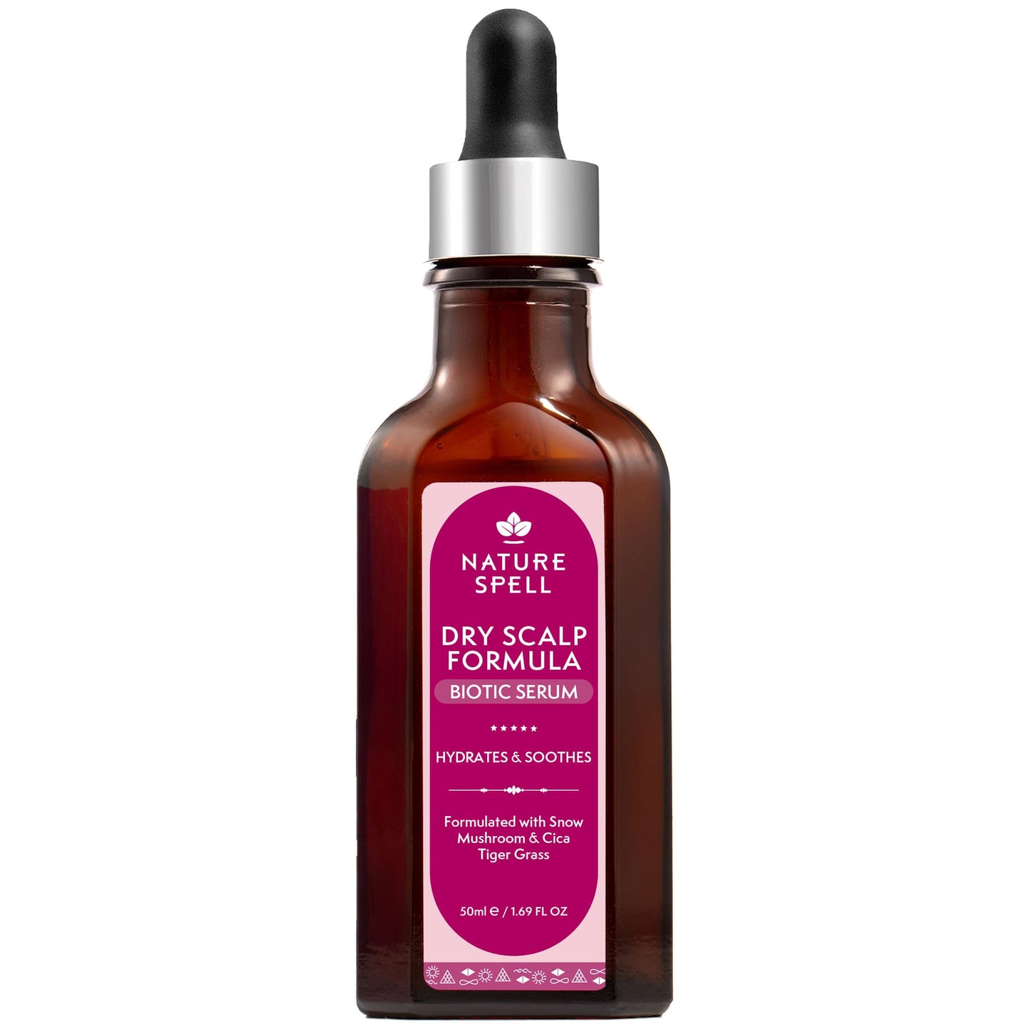 Nature Spell Dry Scalp Serum, Hydrating & Soothing Formula, Vegan, 50ml