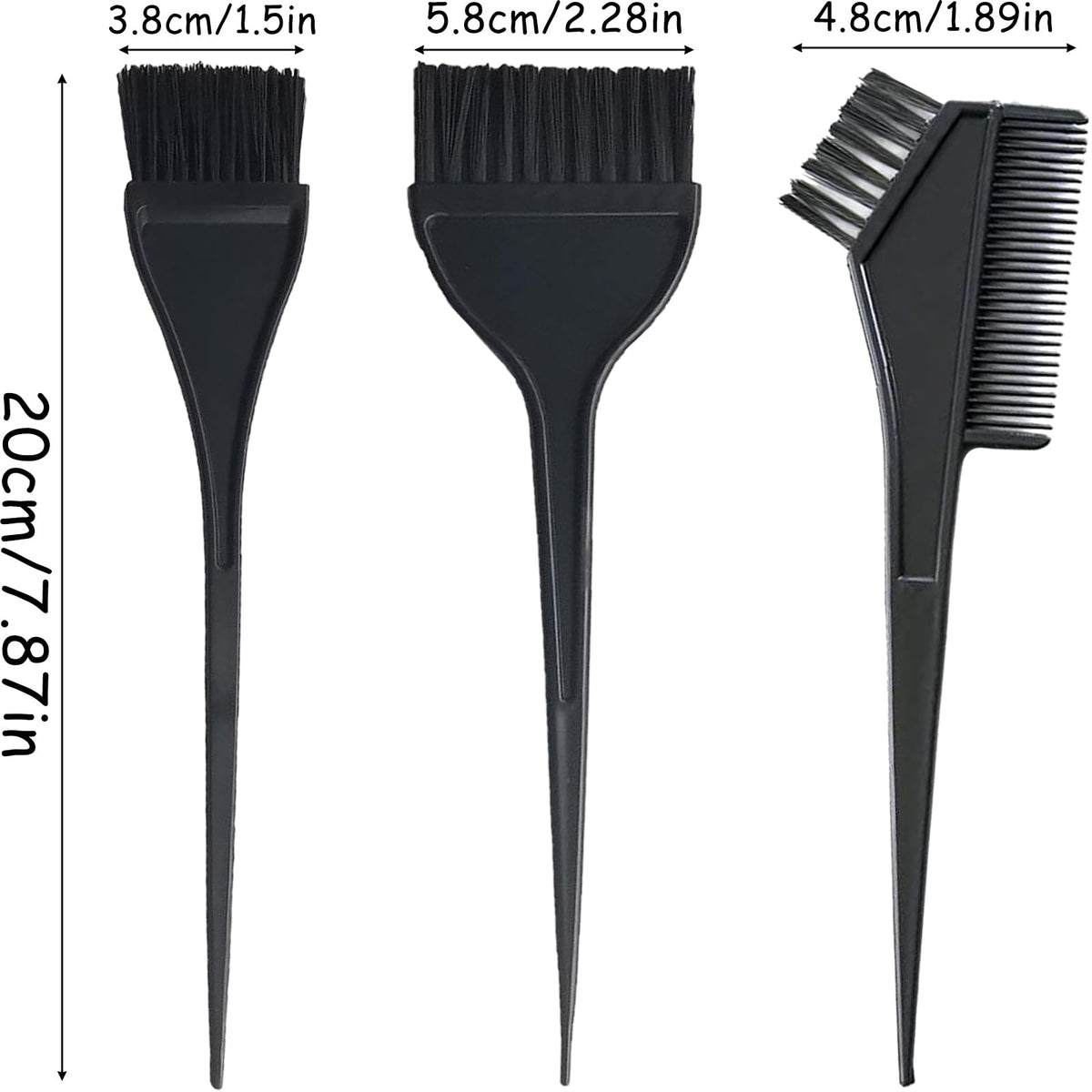Aswewamt 5Pcs Hair Dye Bowl and Brush Kit Hairdressing Cape Double-Sided Coloring Comb Hair Salon Hairdressing for Women Men, Purple