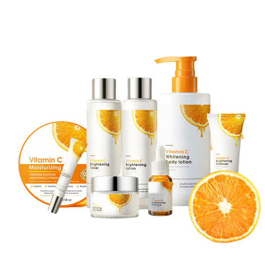 ISBEAUSOLS VC Skincare Set 12 pcs, Skin Care Sets&Kits for Moisturizing, Mothers Day Gifts