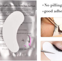 Sunallwell Under Eye Gel Pads 50 Pairs lash pads Under Eye Patches Isolation Eyelash Extension Pads Lint Free Beauty Mask Tool Makeup for Pro Salon and Individual（Premium Quality）