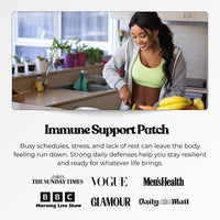 The Patch Collection® - High Strength Immune System Support Boost Patch | 6-in-1 Complex with Vitamin C, D, B12, Zinc, Turmeric, Elderberry, Ginkgo Biloba, Echinacea | Vegan & Latex Free (Pack of 15)