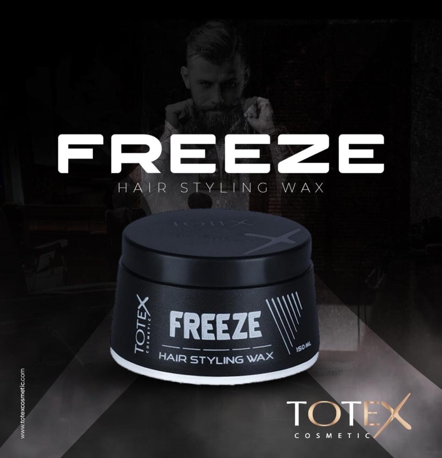 Totex Freeze Hair Styling Gel Wax | Strong Hold Freeze Control 150 ml (Pack Of 2)