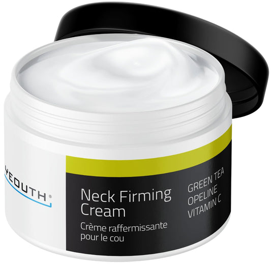 YEOUTH Neck Cream with Vitamin C, Moisturizing Neck Firming Cream for Women and Men, Targeting Decolletage and Double Chin, Cleavage and Chest 120ml
