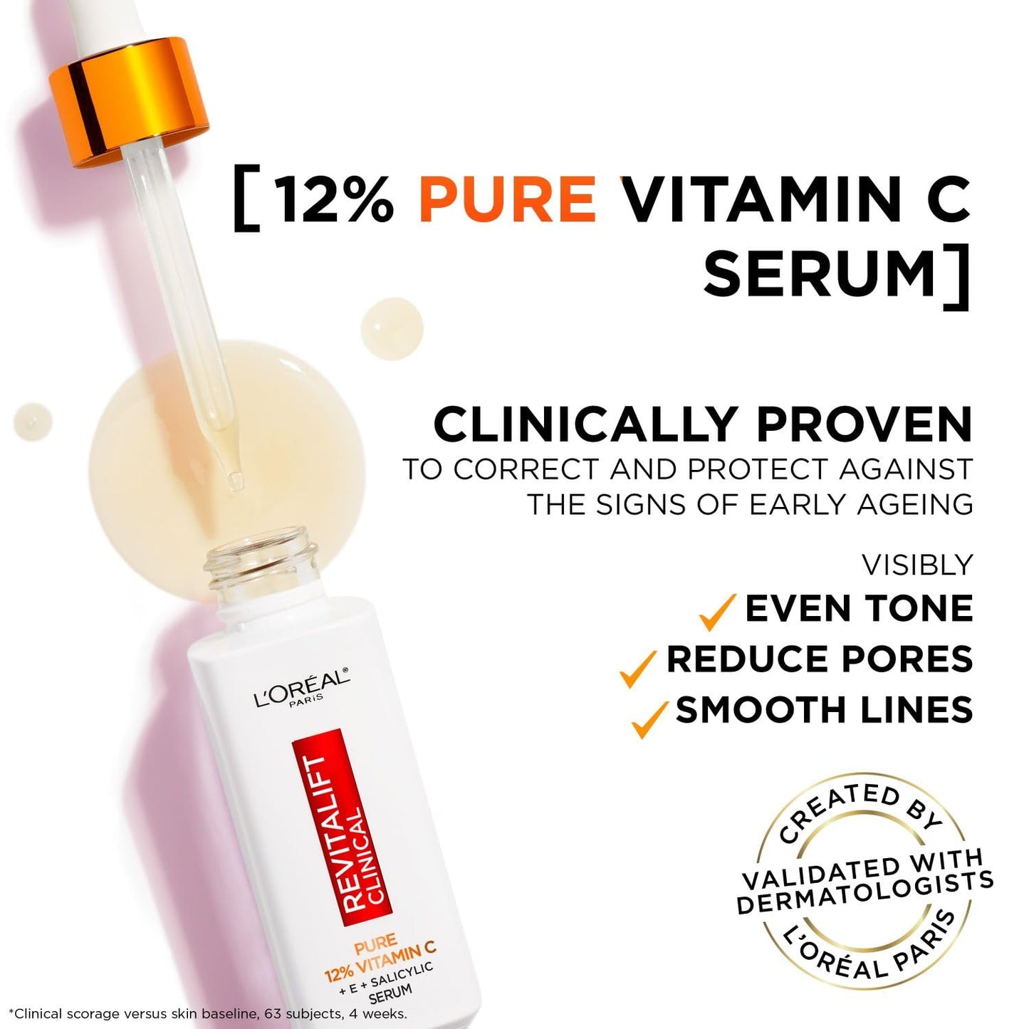 L'Oreal Paris L'Oréal Paris Dermatologist Favourites Gift Set with Vitamin C and Retinol, Your Complete Day & Night Routine