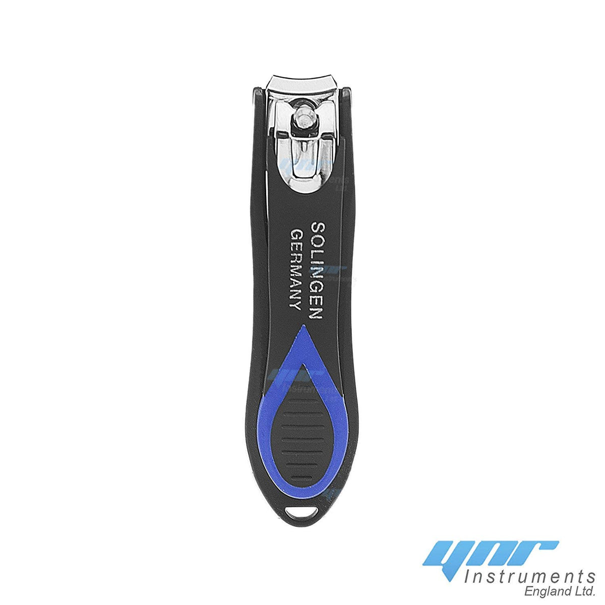 YNR ® German Best Fingernail Clippers Black Blue | Perfect New Year Gifts for Men & Women | Extra Sharp Easy Grip Nail Clipper | Professional Deluxe Stainless Steel Nail Clippers