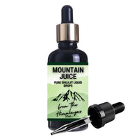 Mountain Juice Pure Himalayan Shilajit Liquid Drops [30ml] Travel Sized, Powerful Resin. Potent & Natural Ayurvedic Fulvic Mineral. High Strength, Long Lasting Stamina.