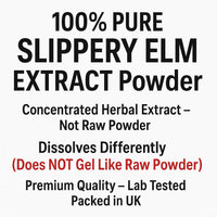 EG PHARMERS ALL IN ONE Slippery Elm Bark Extract Powder 10:1-10000mg | High Strength Inner Bark Fast Absorbing & Rich in Mucilag | 200 Servings | 100% Pure, Vegan | No Filler or Binders Gluten Free | Easy to Mix and Drink