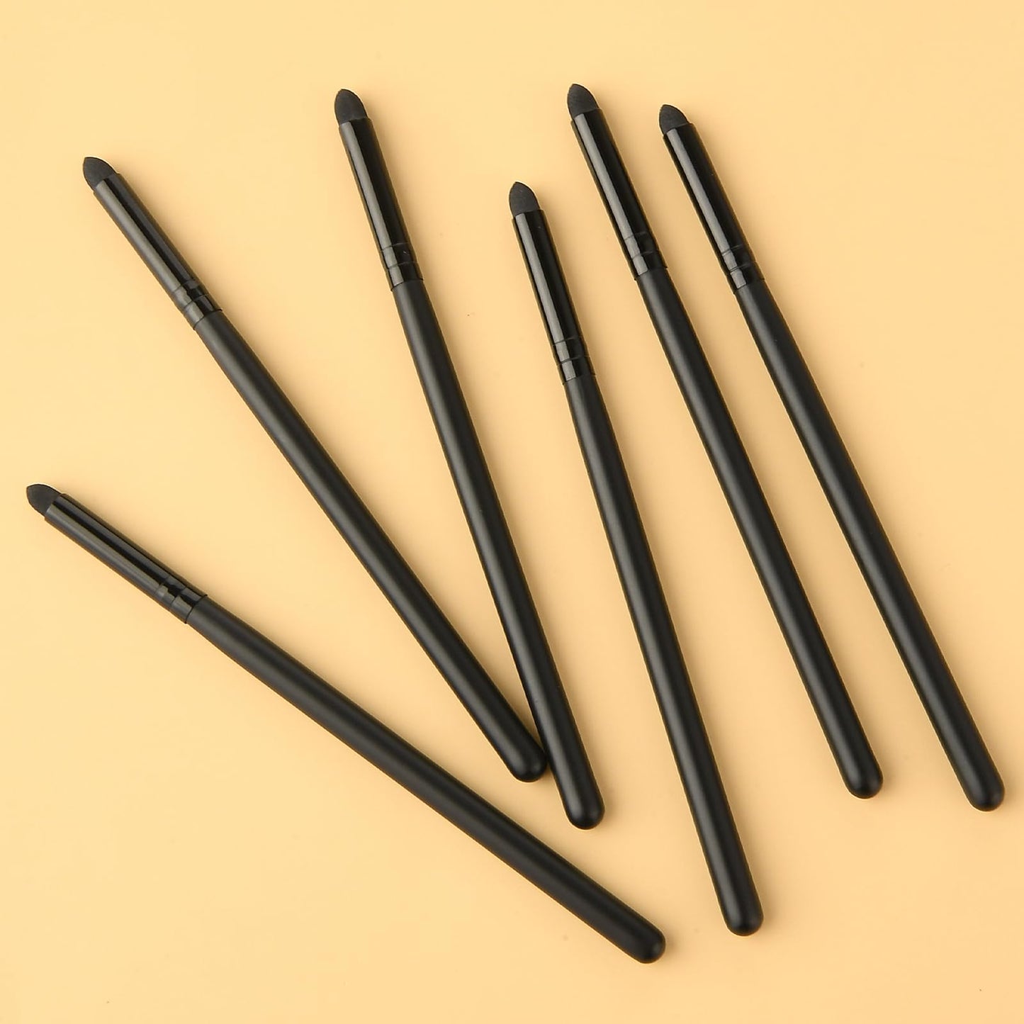 WLLHYF Eyeliner Smudge Brush Pencil Pointed Professional Applicator Blending Sponge Brush Stick for Eyeshadow Eyebrow Reusable Makeup Tool Pencil Brush Set