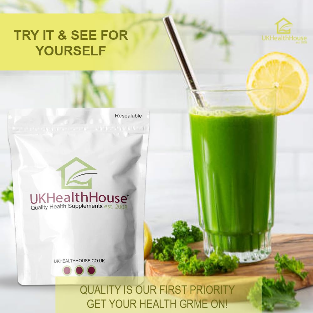 UKHealthHouse Sea Kelp Vegan Powder | Natural Source of Iodine | Premium Ingredients | Iodine Supplement from Wild Grown Sea Kelp Pure Iodine Kelp (500g)