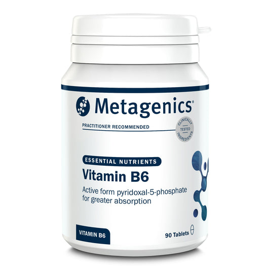 Metagenics Vitamin B6 Active Form - Vegan & Gluten Free Supplement - 90 Tablets