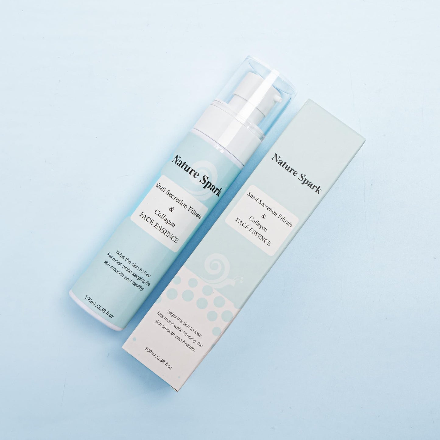 Nature Spark Snail Secretion Filtrate & Collagen Skin Repair Hydrating Face Serum 100ml