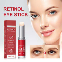QEEROYO Retinol Eye Stick, Retinol Eye Cream, Eye Balm Stick, Eye Cream for Puffiness, Retinol Eye Cream for Dark Circles, Eye Brightener Stick for Dark Circles, Smoothens Wrinkle Eye Cream