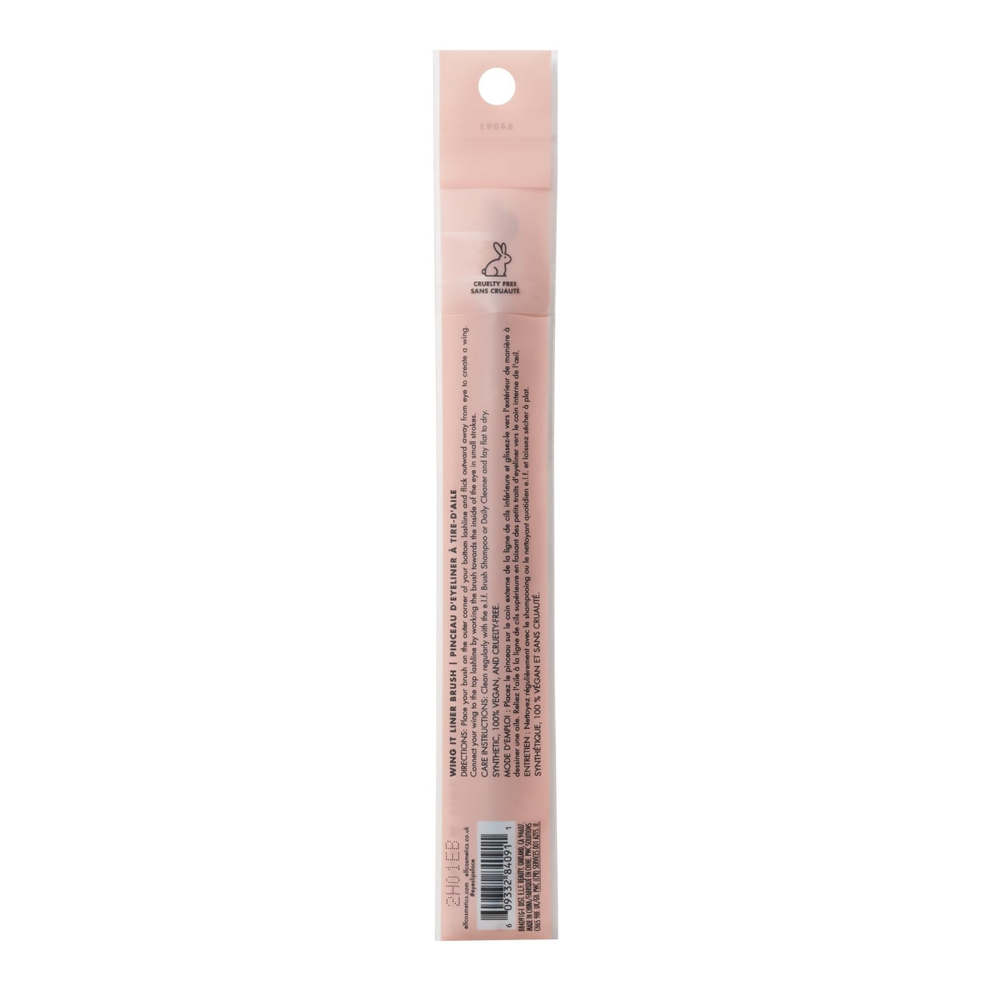 e.l.f. Wing It Liner Brush, Curved Eyeliner Brush For Creating Winged Eyeliner, Easy Control Handle, Made With Synthetic, Cruelty-free Bristles